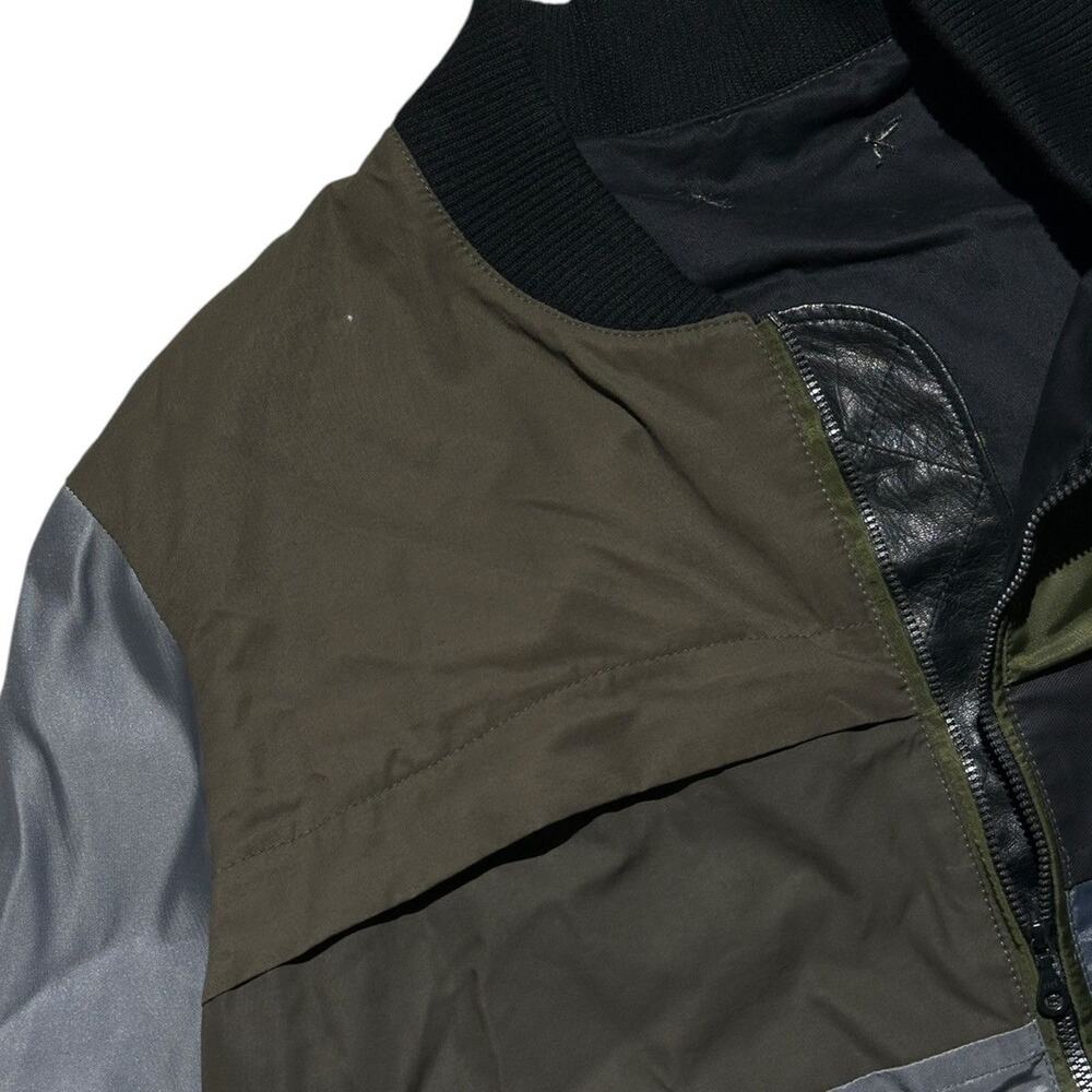 Reconstructed Patchwork Backpack Bomber - image 3
